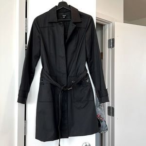 Black trench coat